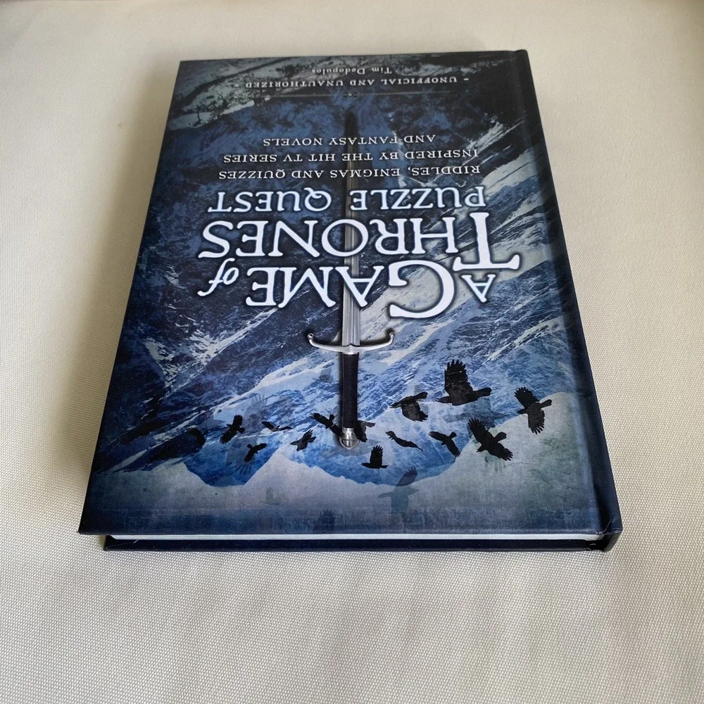 A Game of Thrones Puzzle Quest VG Book Tim Dedopulos Brain Teasers‎
